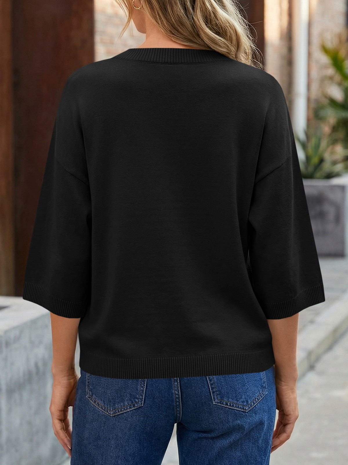 usvara Womens Short Sleeve Button Down Cardigan