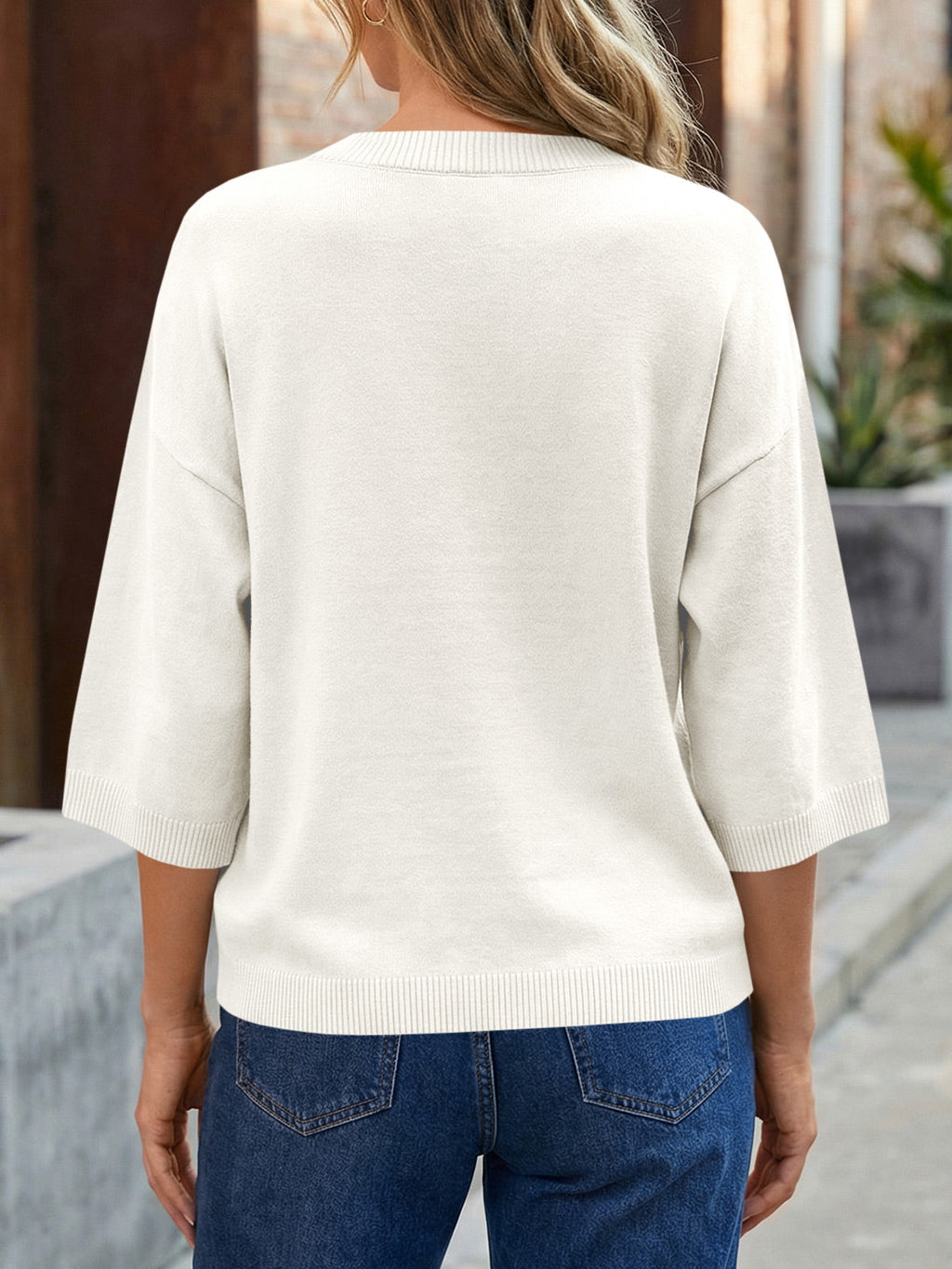 usvara Womens Short Sleeve Button Down Cardigan