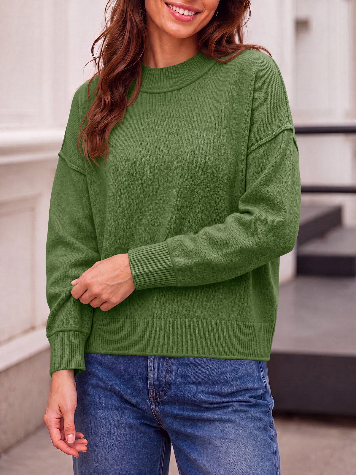 usvara Womens Cropped Knit Tops