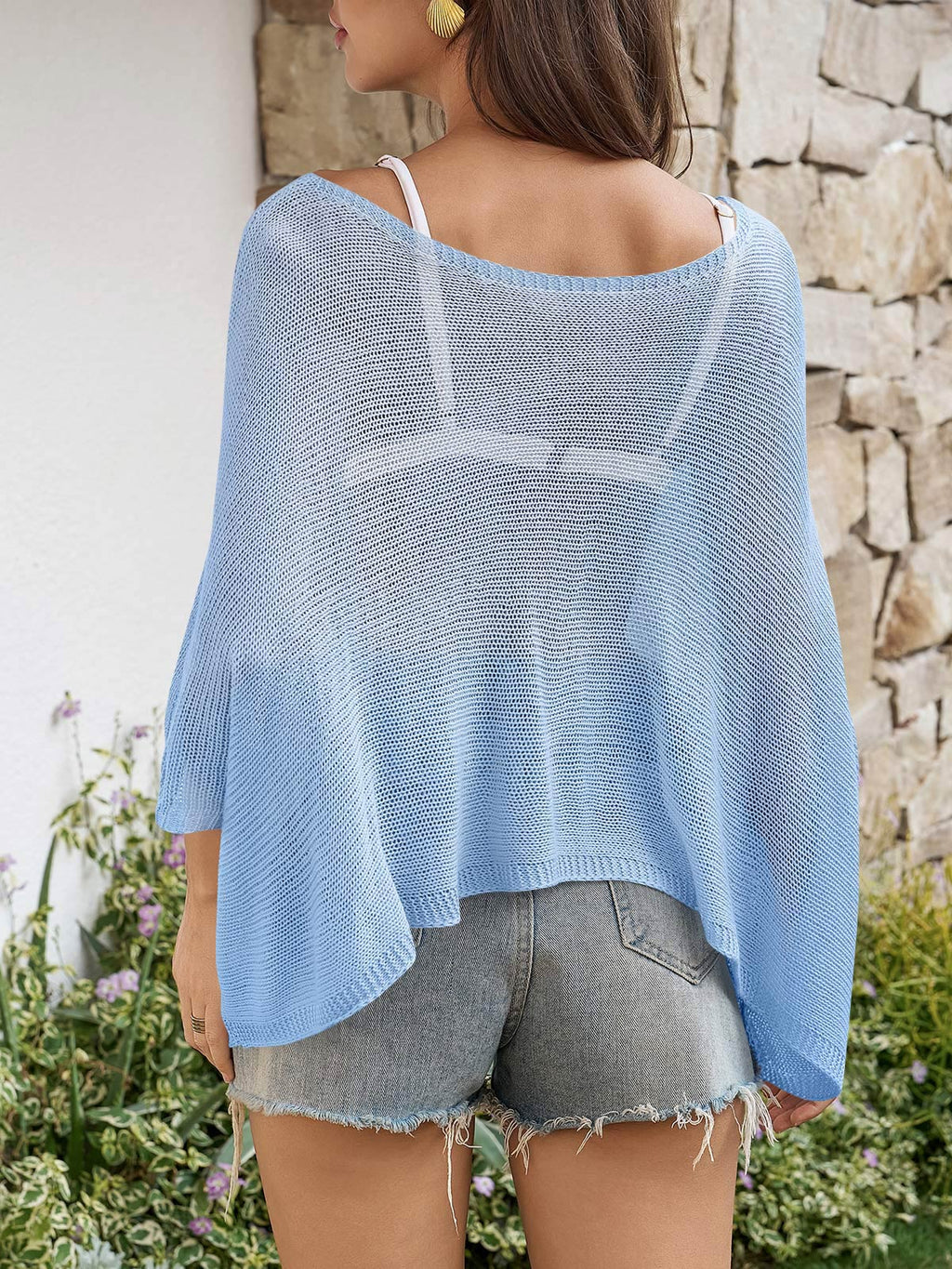 usvara Womens Batwing Oversized Beach Cover Up