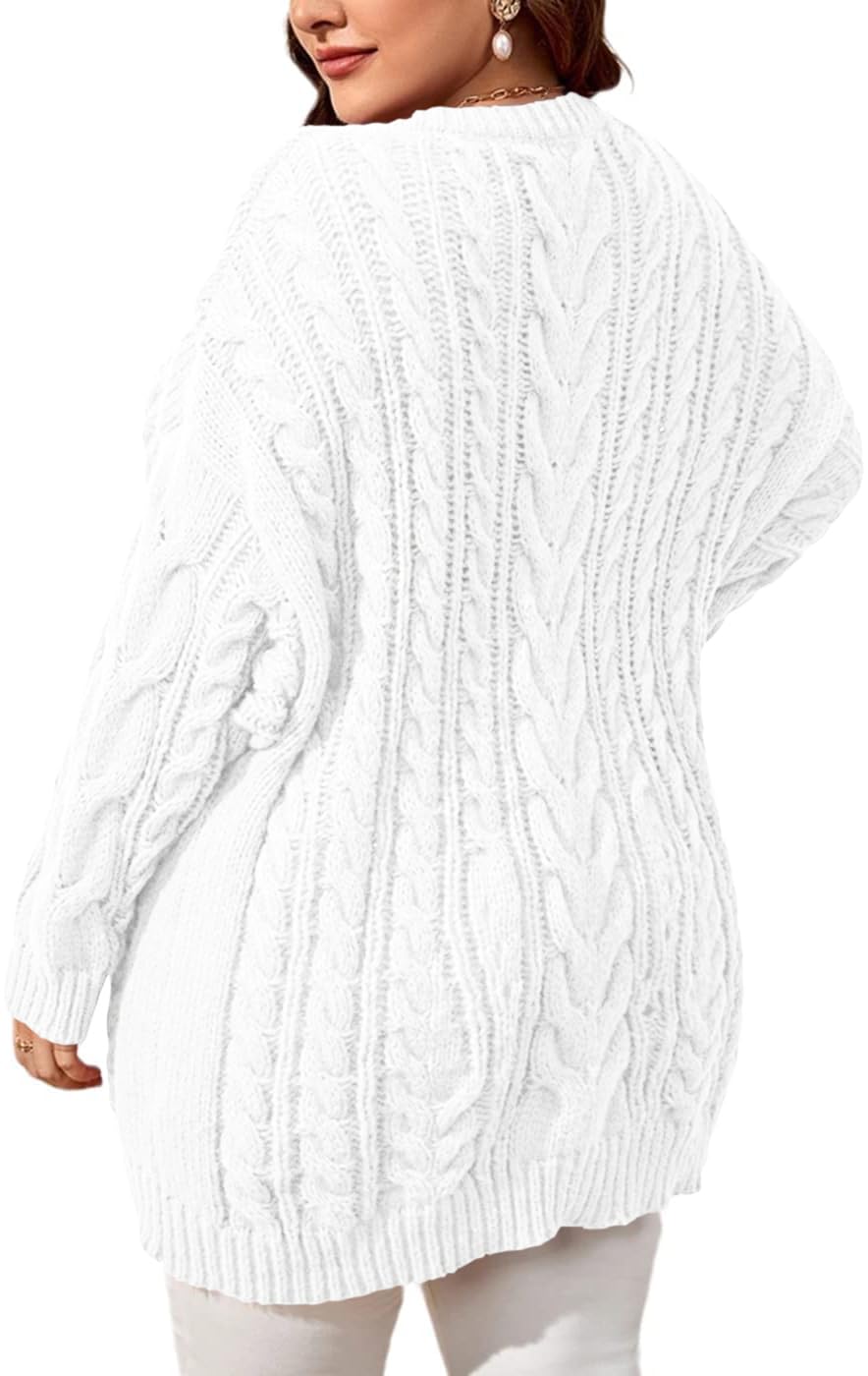usvara Womens Plus Size Sweater