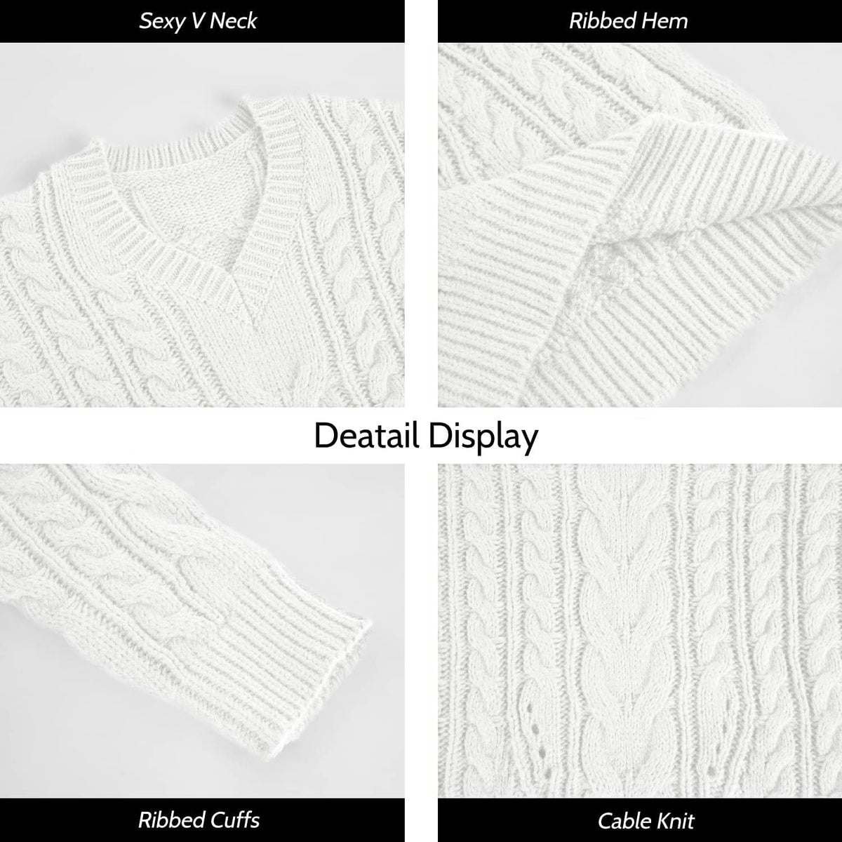 usvara Womens Plus Size Sweater