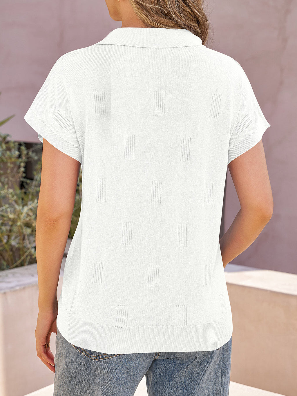 usvara Womens Cap Sleeve V Neck Shirt