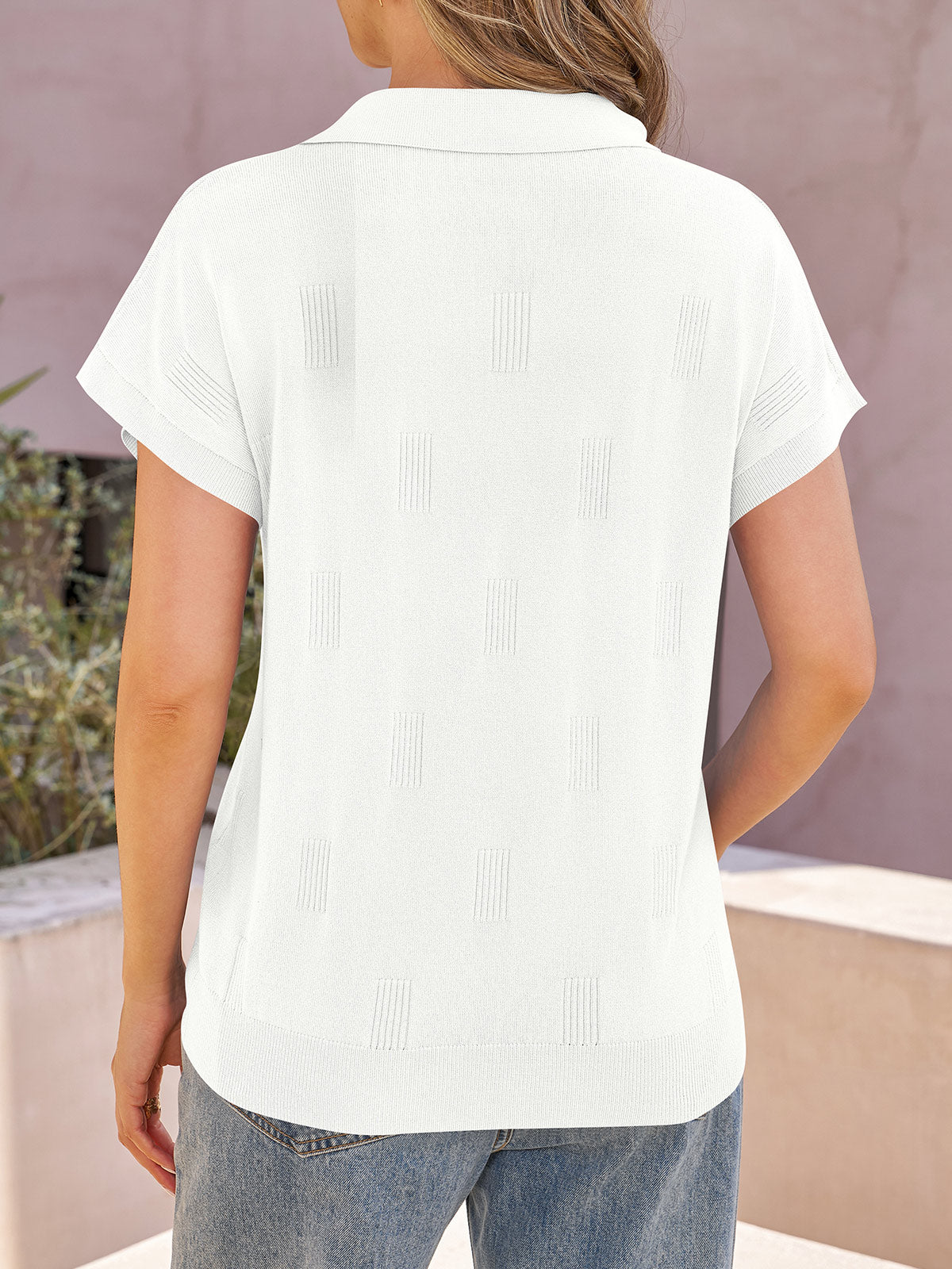 usvara Womens Cap Sleeve V Neck Shirt