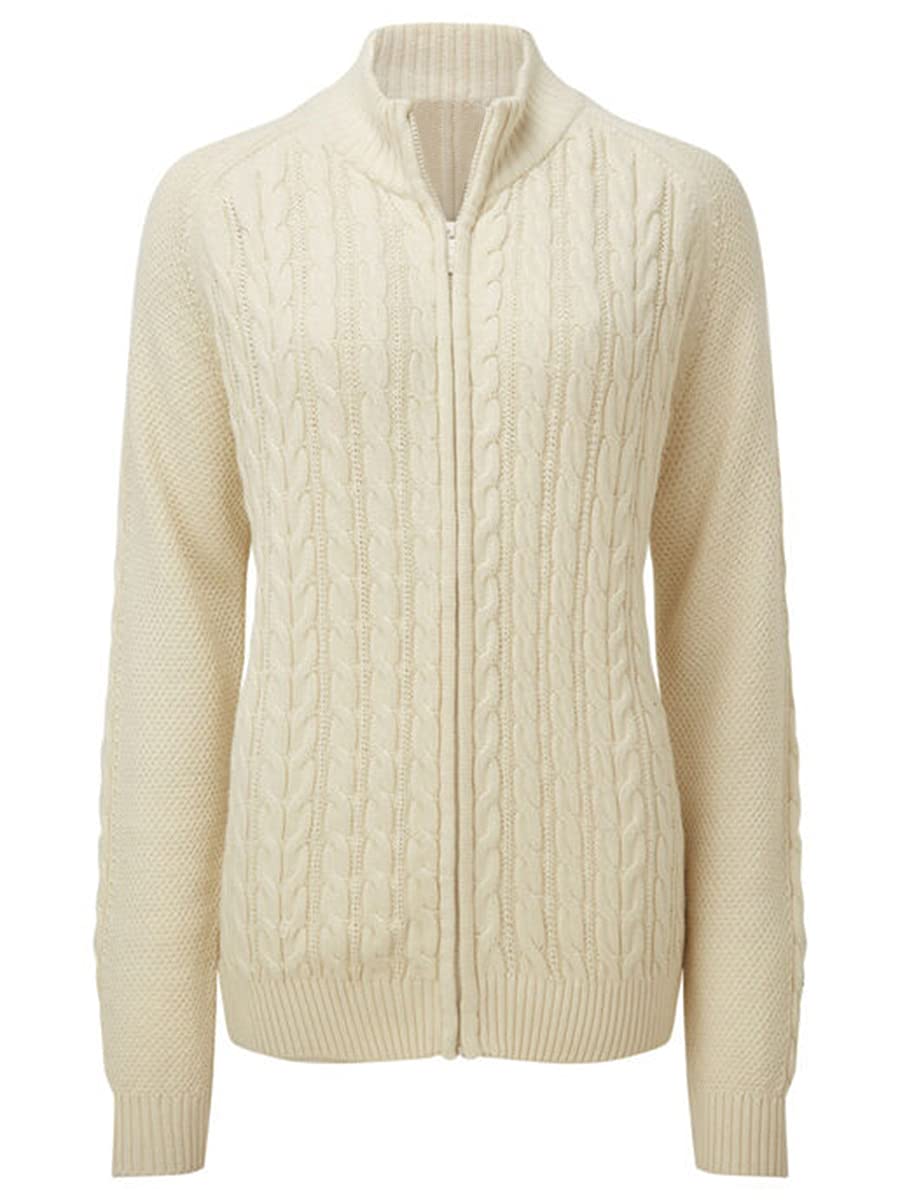 usvara Women Cable Knit Cardigan