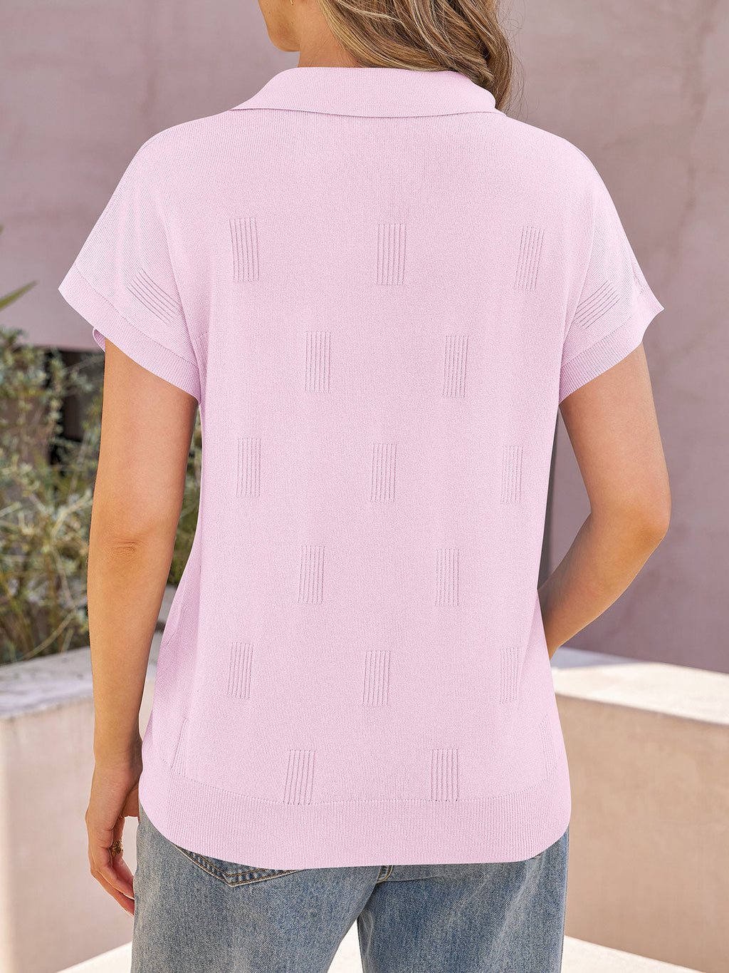 usvara Womens Cap Sleeve V Neck Shirt
