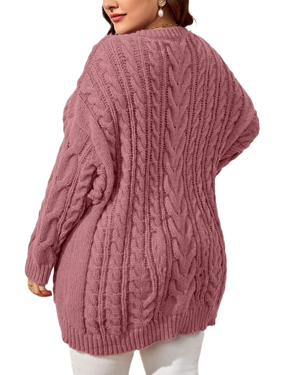 usvara Womens Plus Size Sweater