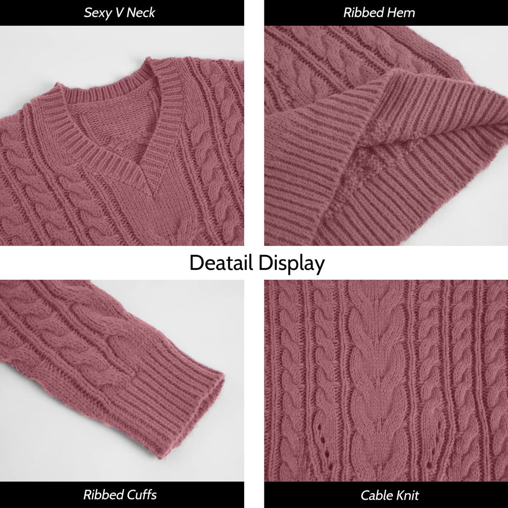 usvara Womens Plus Size Sweater