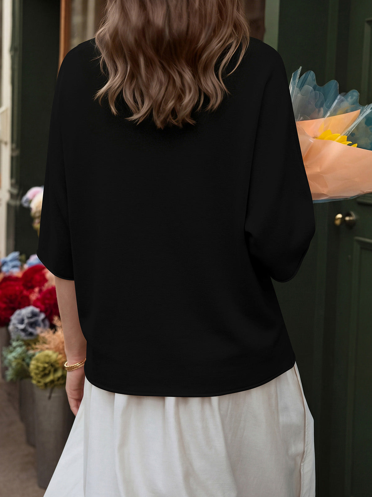 usvara Womens Batwing Half Sleeve Oversized Cardigans