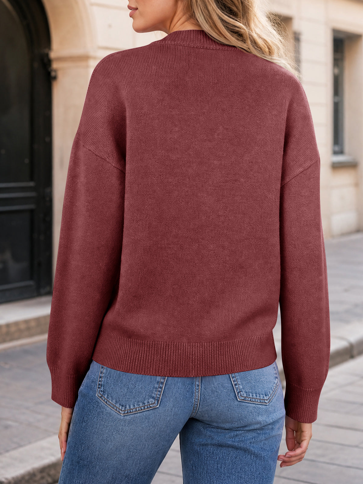 usvara Womens Casual Knit Button Up Cardigans