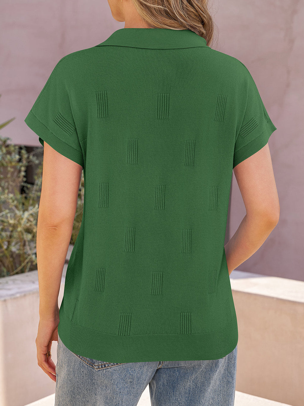 usvara Womens Cap Sleeve V Neck Shirt