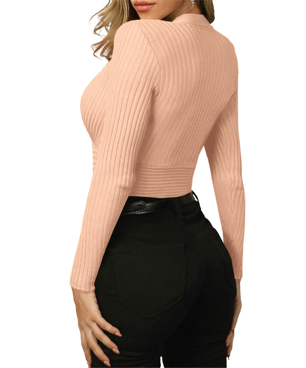 usvara Womens V Neck Wrap Sweaters