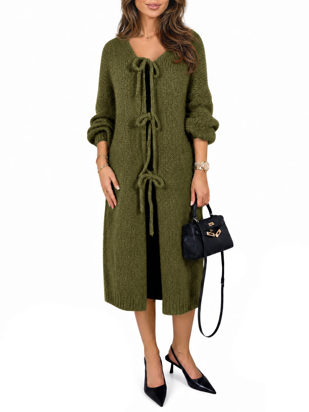 usvara Women Oversized Fall Long Cardigan