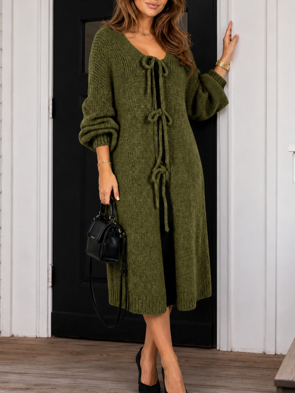 usvara Women Oversized Fall Long Cardigan