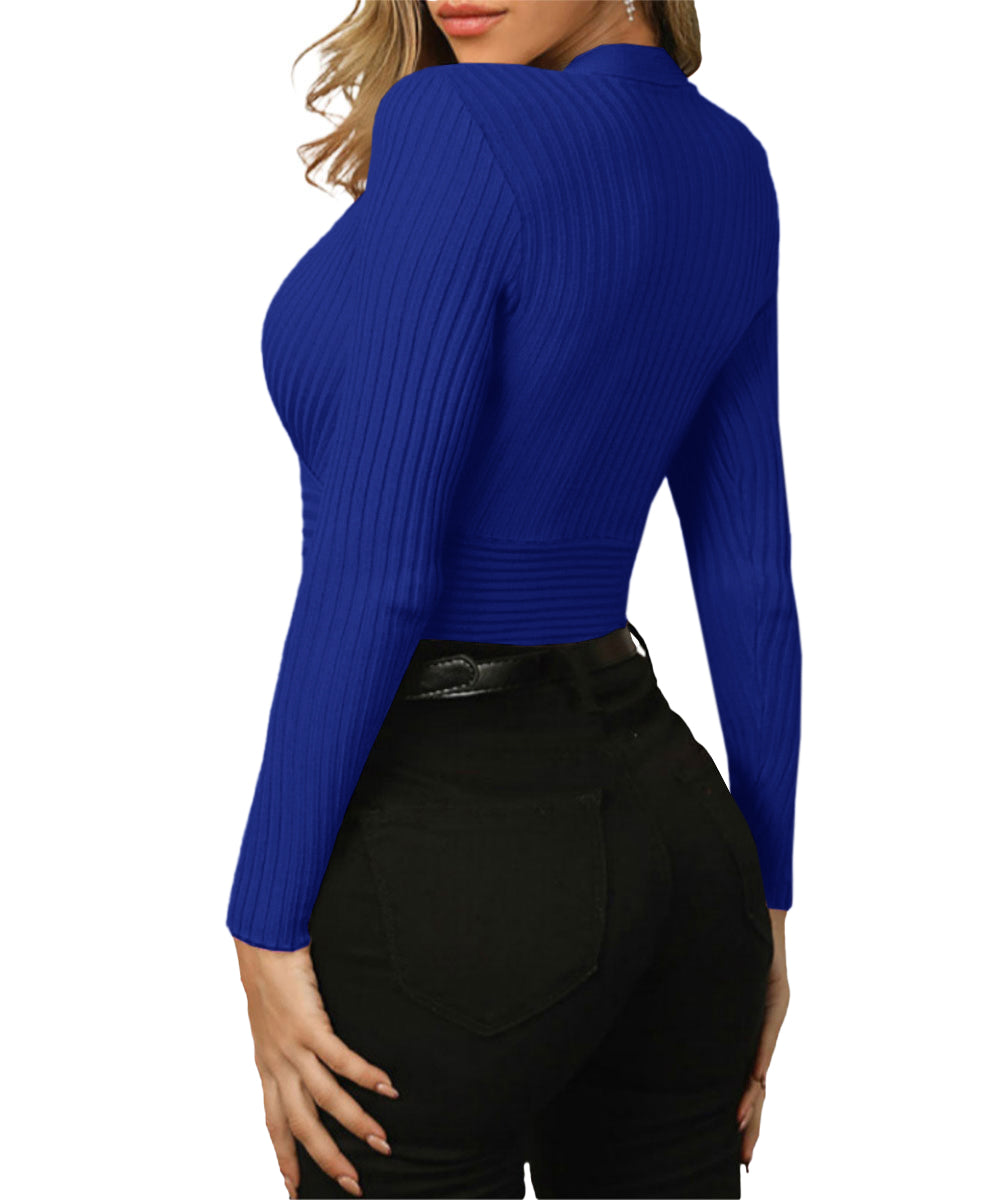 usvara Womens V Neck Wrap Sweaters