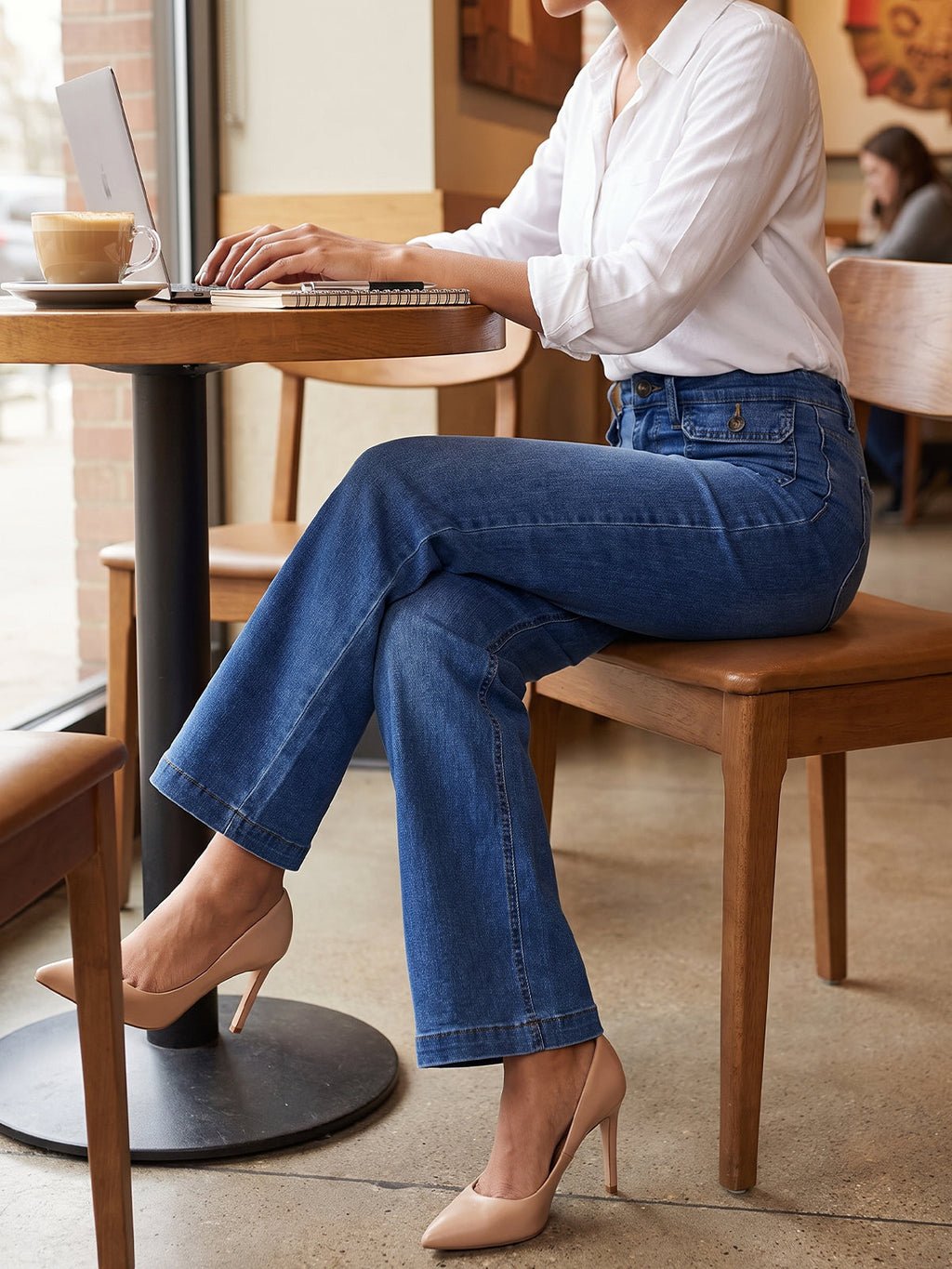 usvara Women High Waisted Denim Jeans