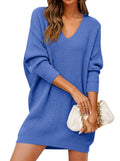 usvara Womens Fall Mini Knit Sweater Dress