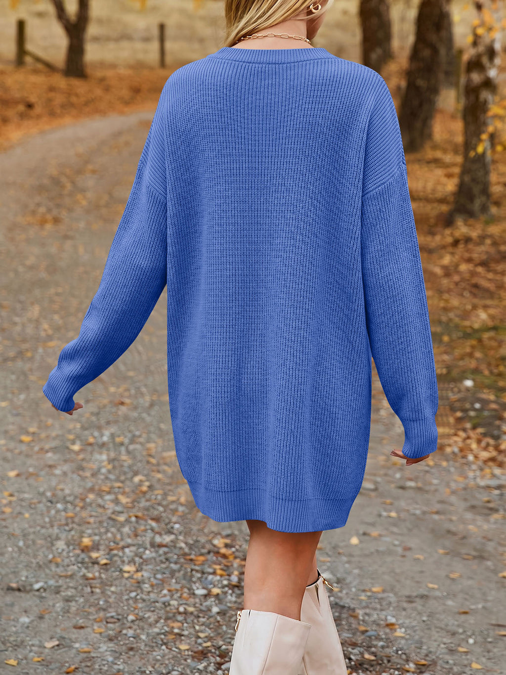 usvara Womens Fall Mini Knit Sweater Dress