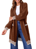 usvara Womens Fall Oversized Cardigan with Pockets