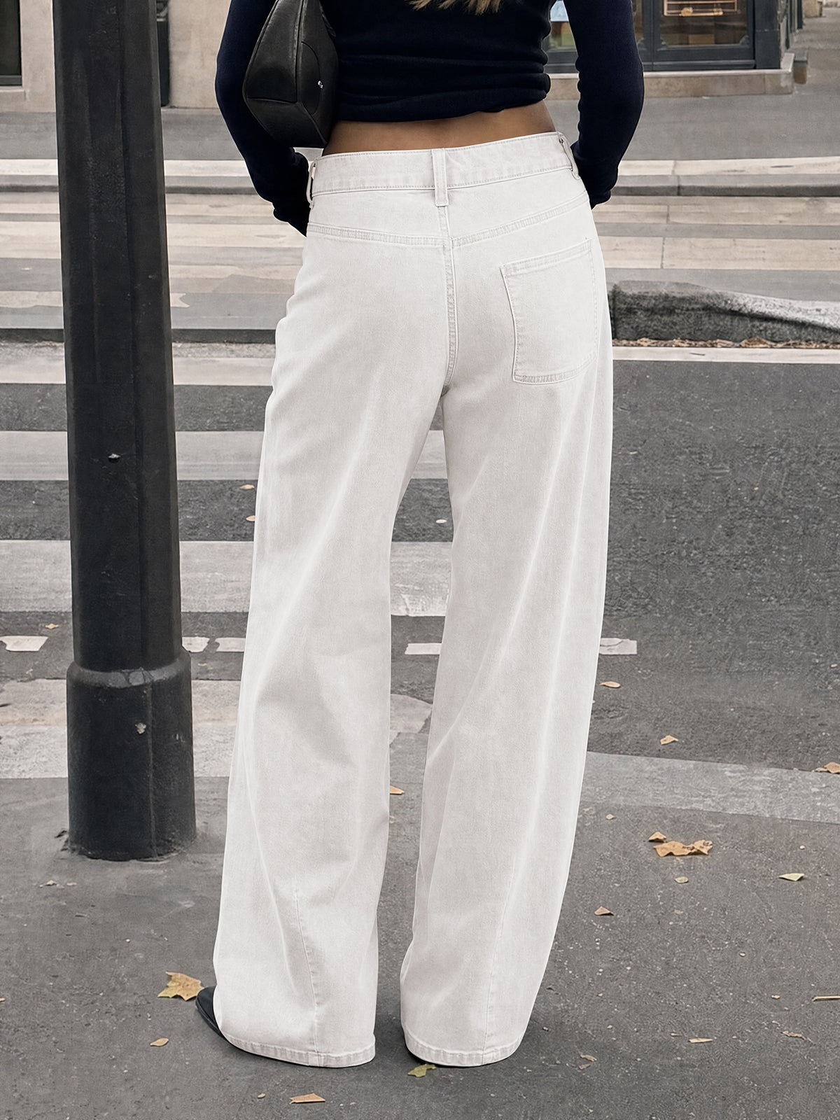 usvara Womens High Waisted Wide Leg Jeans