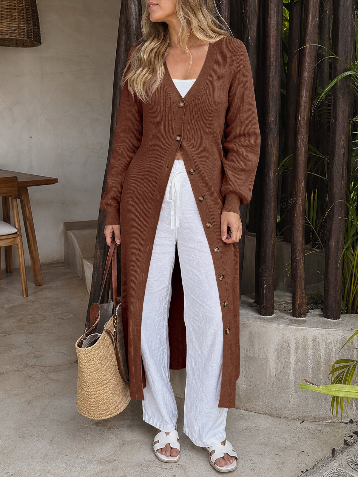 usvara Womens V Neck Sweater Dress