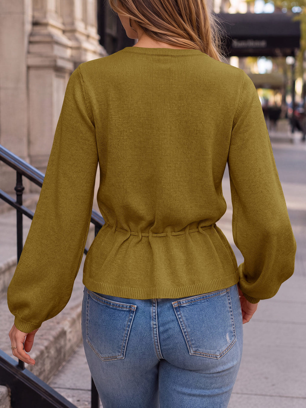 usvara Women Cropped Button Up Cardigan