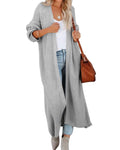 usvara Women Open Front Knit Cardigan