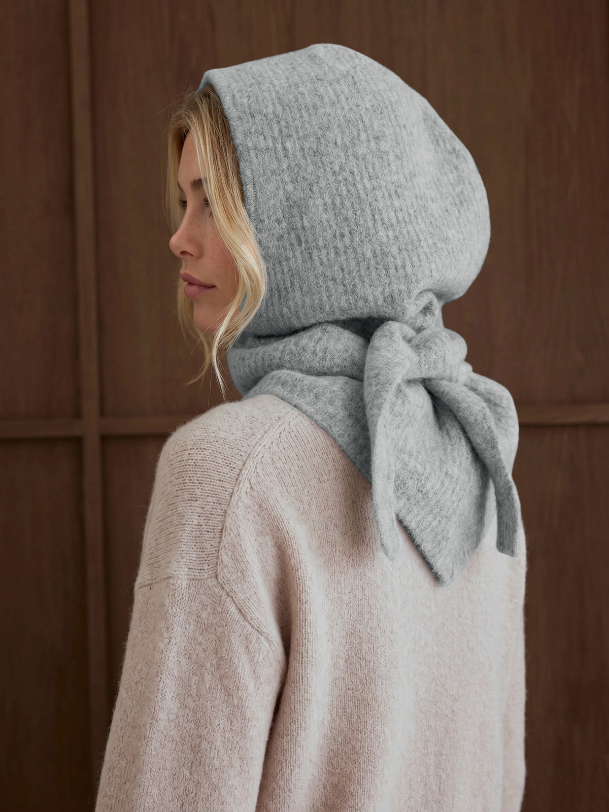 usvara Women 2-in-1 Knit Balaclava Scarf Hats