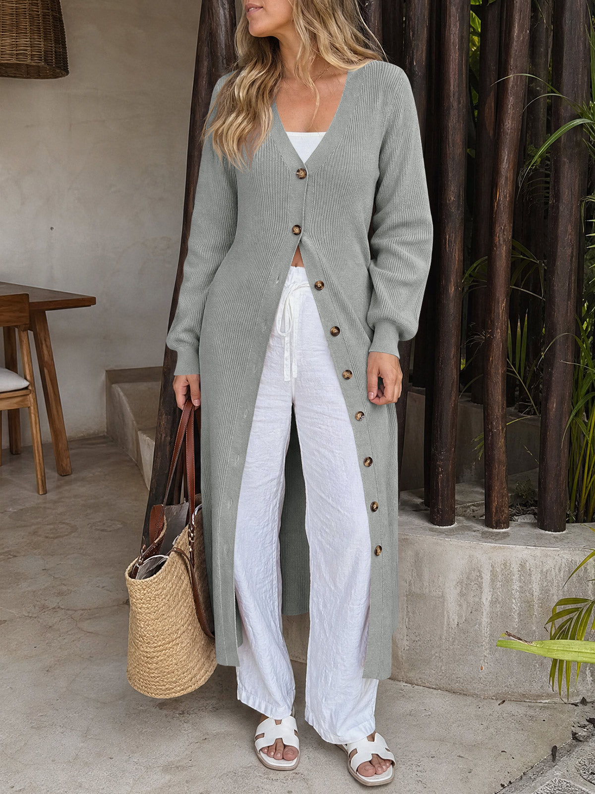 usvara Womens V Neck Sweater Dress
