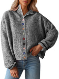 usvara Women Button Up Knit Sweater