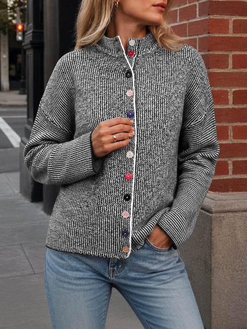 usvara Women Button Up Knit Sweater