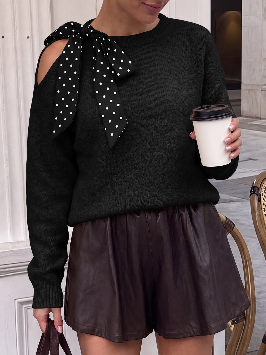 usvara Womens One Shoulder Sweater Tops