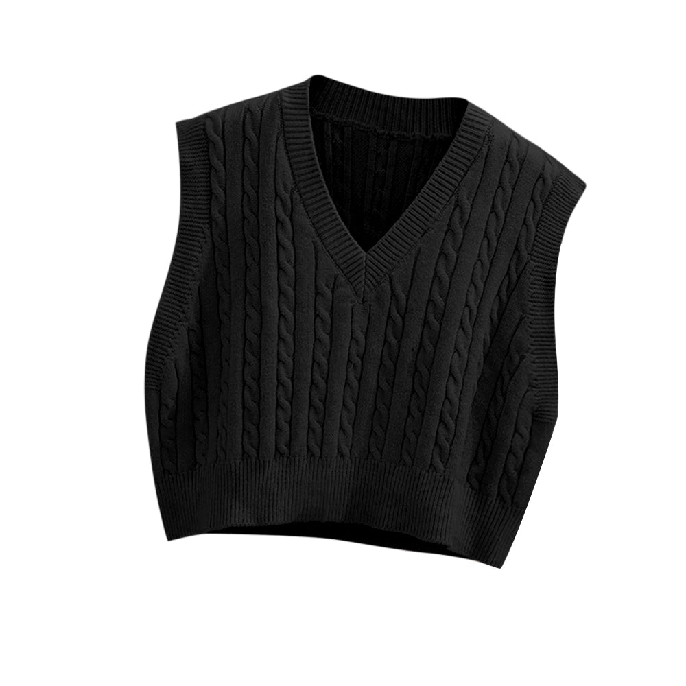 usvara Womens Cable Knit Sweater Vest