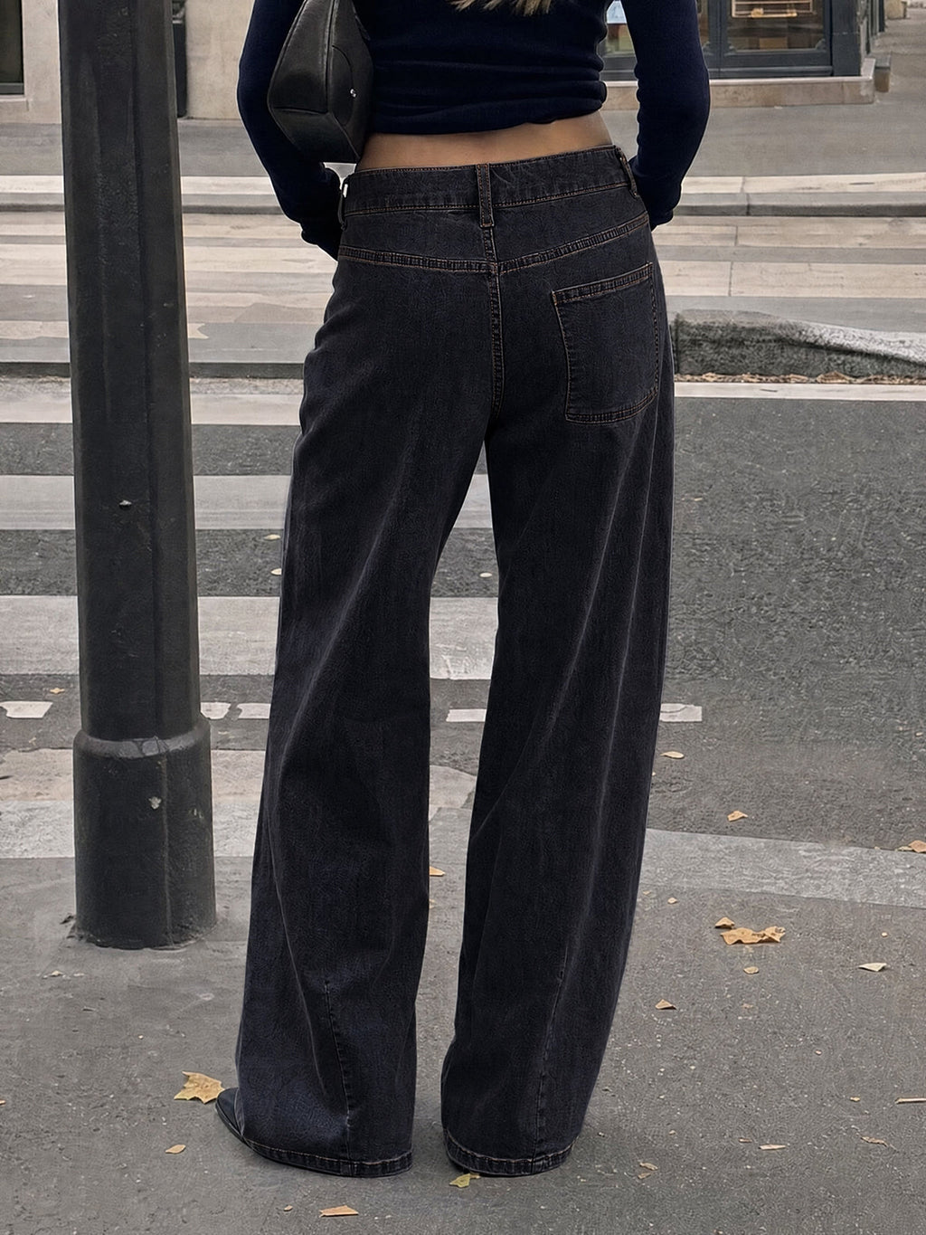 usvara Womens High Waisted Wide Leg Jeans