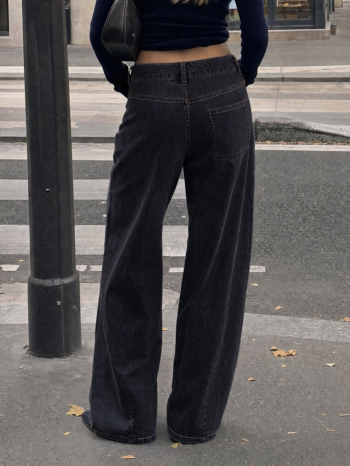 usvara Womens High Waisted Wide Leg Jeans