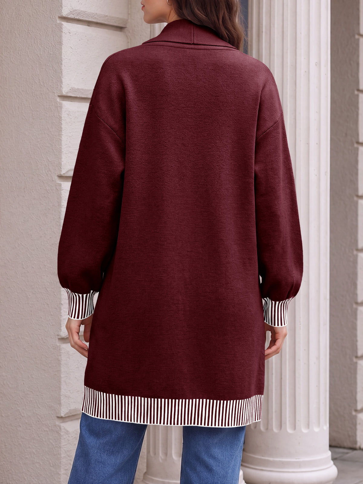 usvara Womens Fall Oversized Cardigan with Pockets