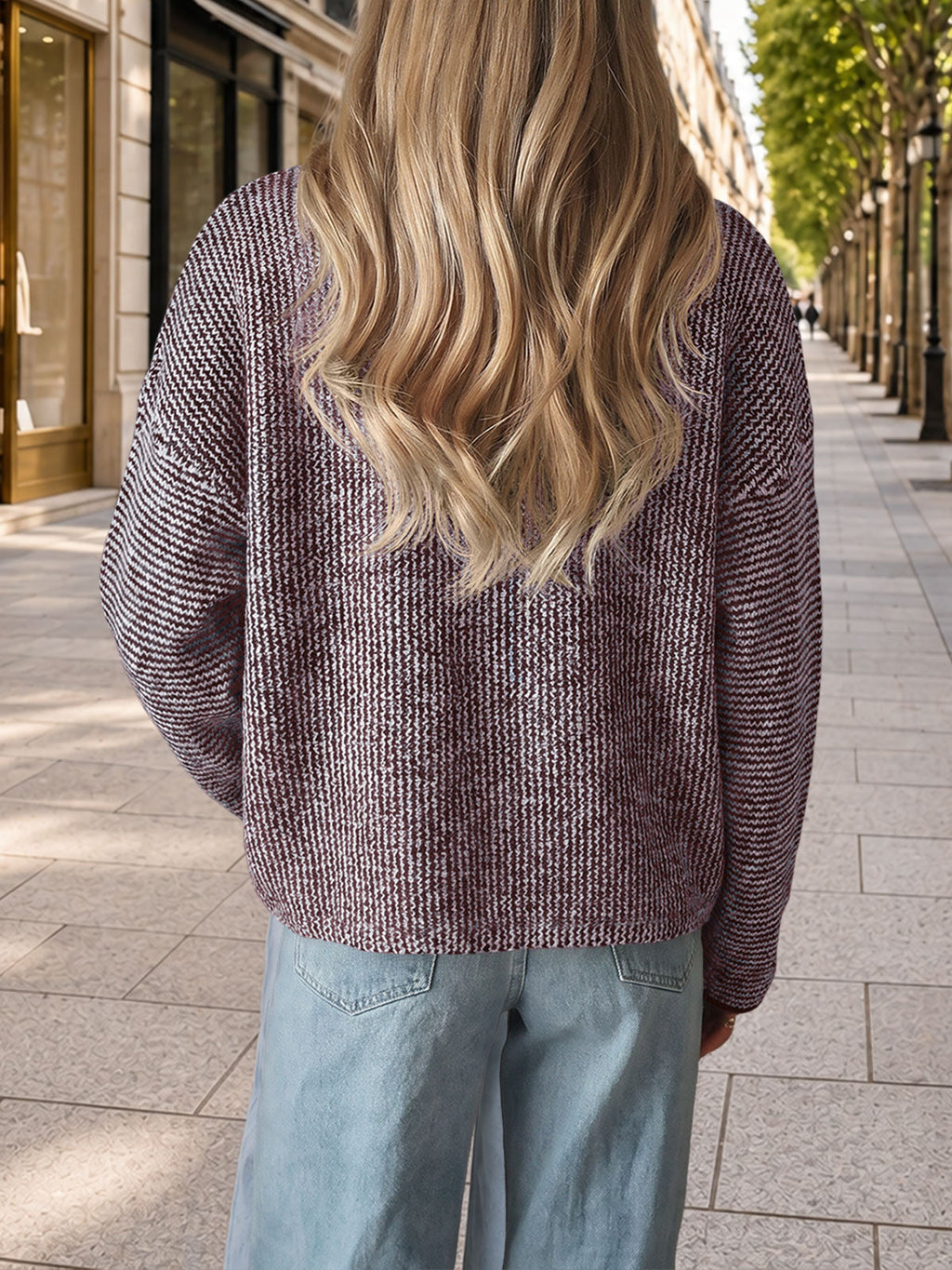 usvara Women Button Up Knit Sweater