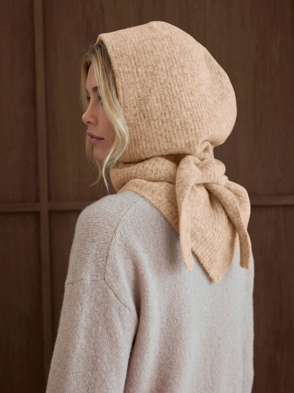 usvara Women 2-in-1 Knit Balaclava Scarf Hats