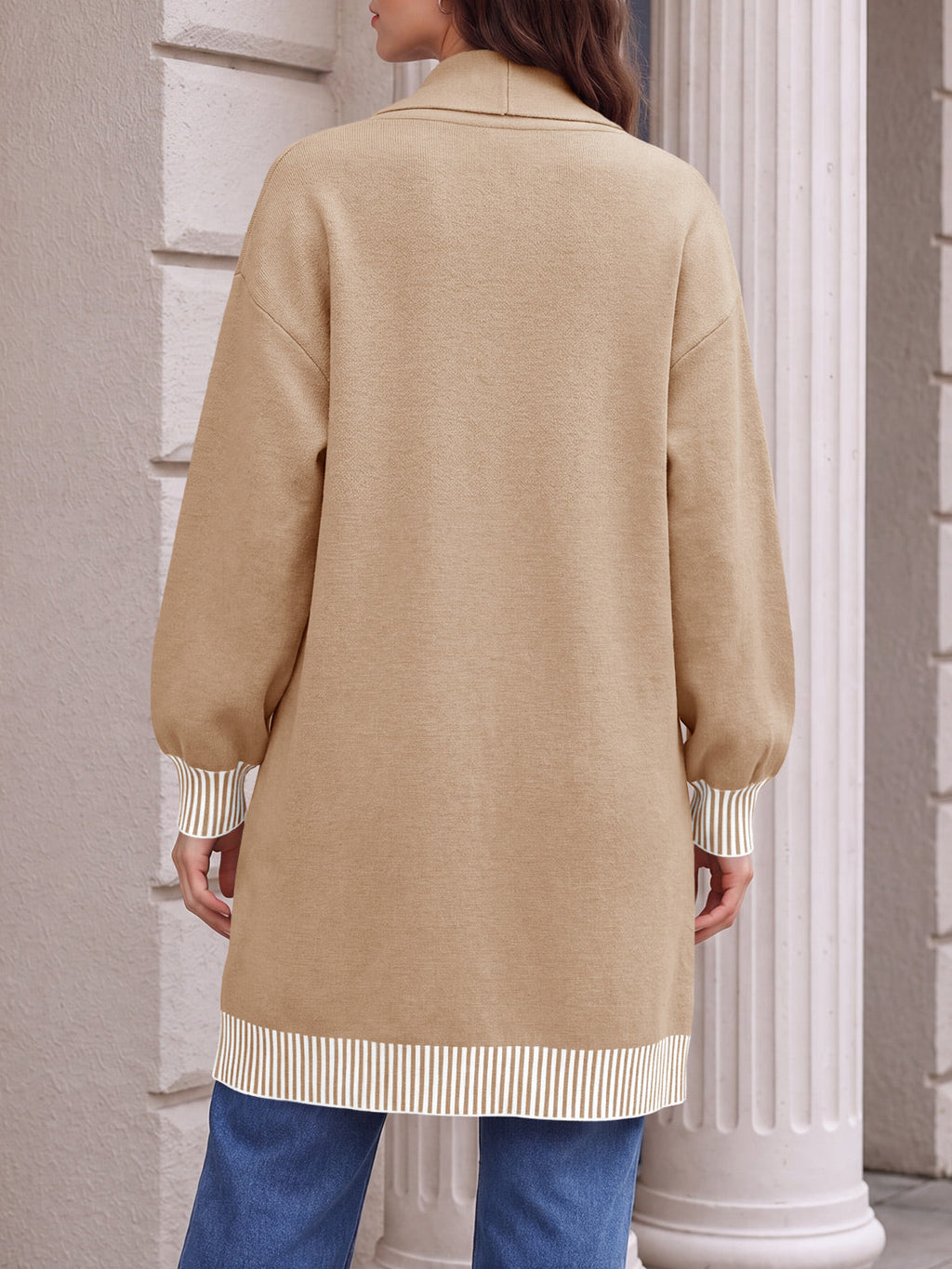 usvara Womens Fall Oversized Cardigan with Pockets