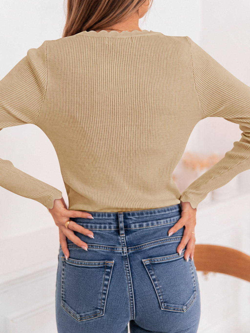 usvara Womens V Neck Slimming Sweaters