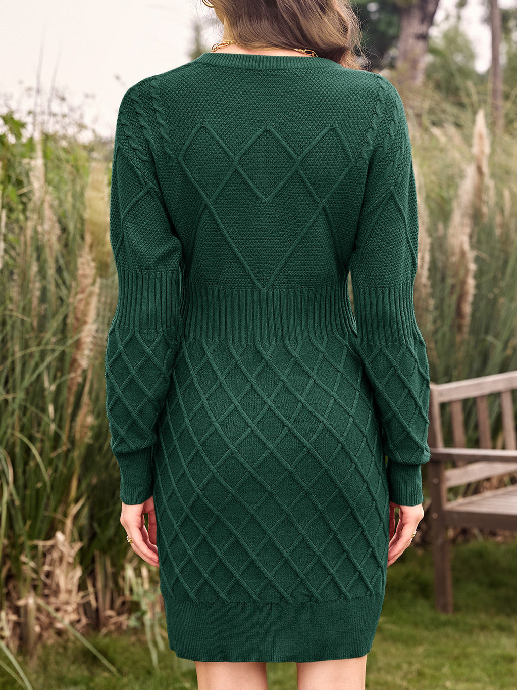 usvara Womens Bodycon Mini Sweater Dress