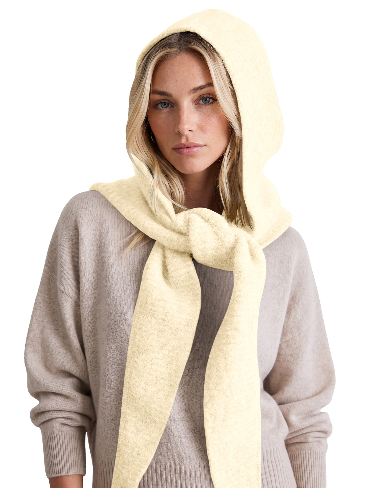 usvara Women 2-in-1 Knit Balaclava Scarf Hats