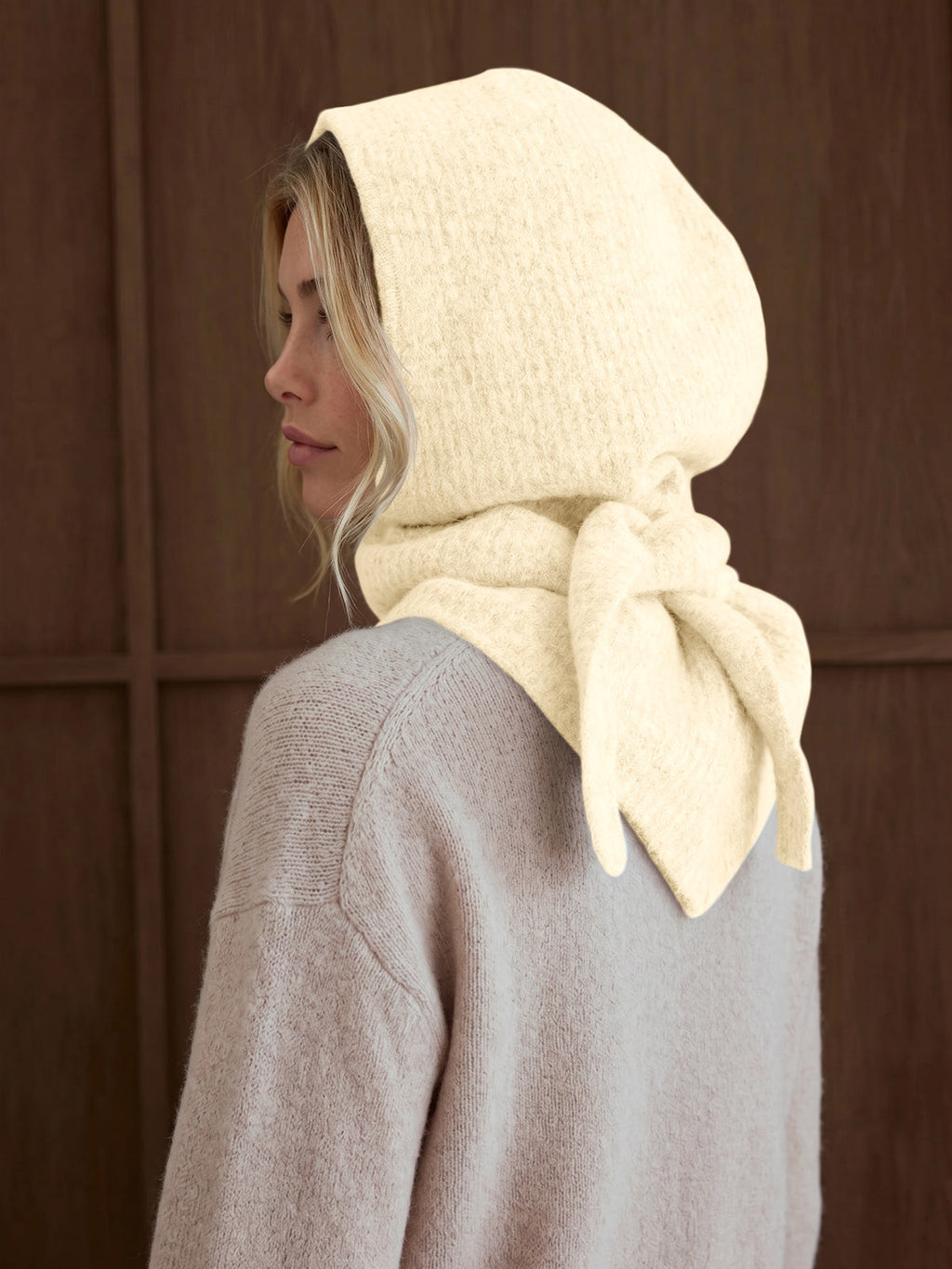 usvara Women 2-in-1 Knit Balaclava Scarf Hats