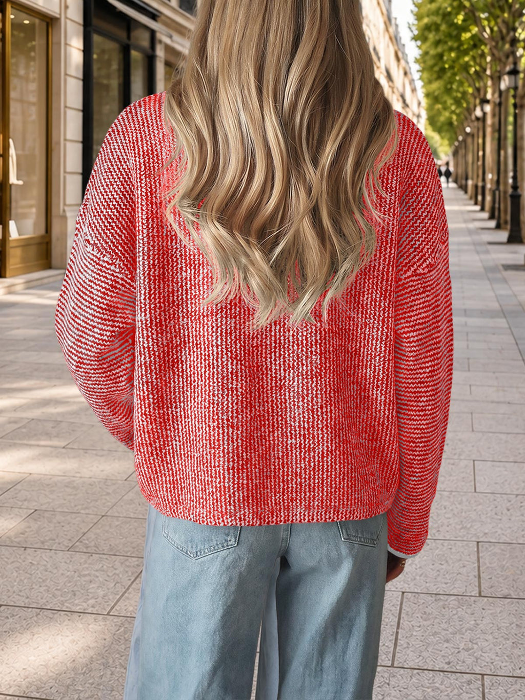 usvara Women Button Up Knit Sweater