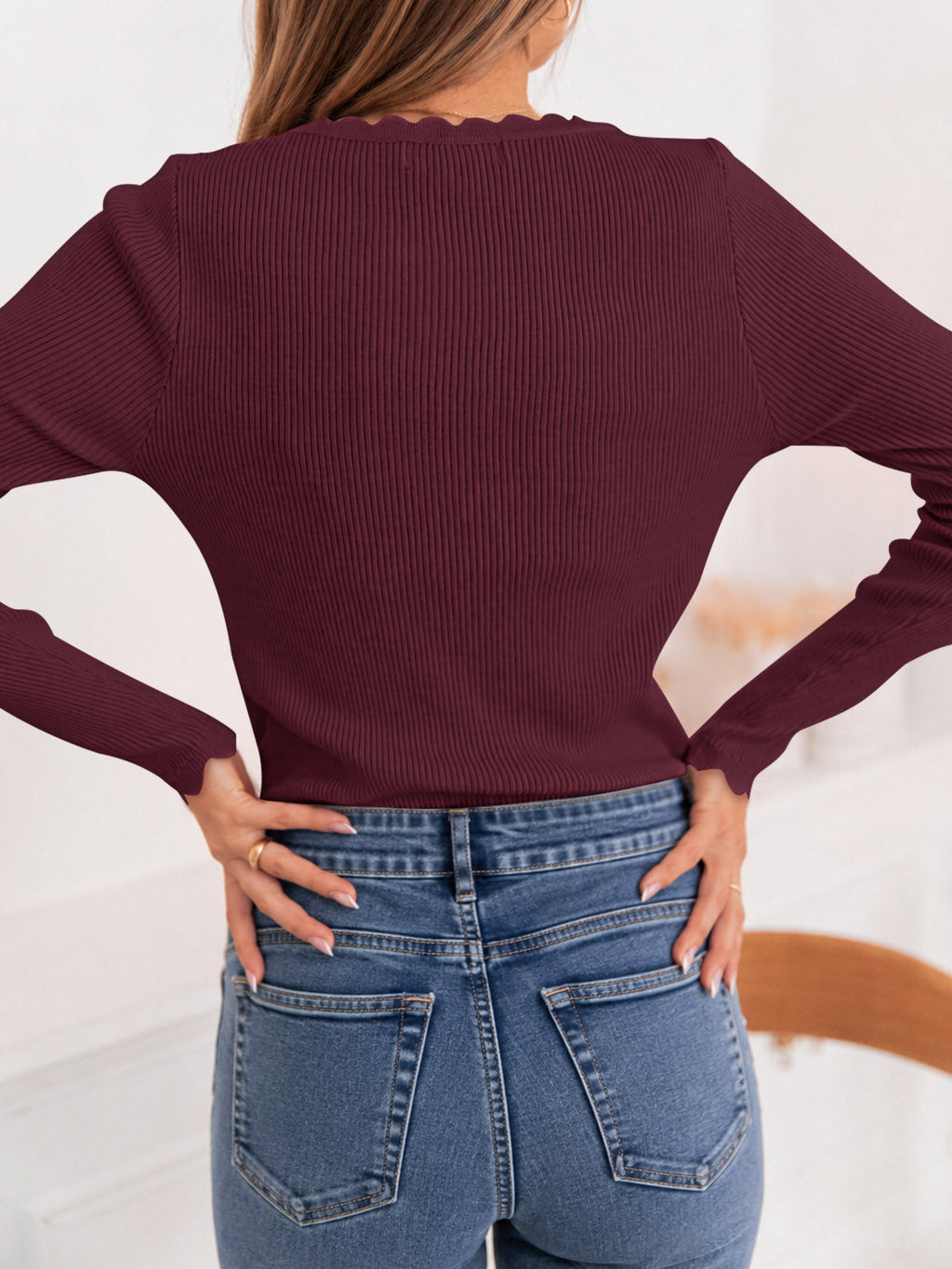 usvara Womens V Neck Slimming Sweaters