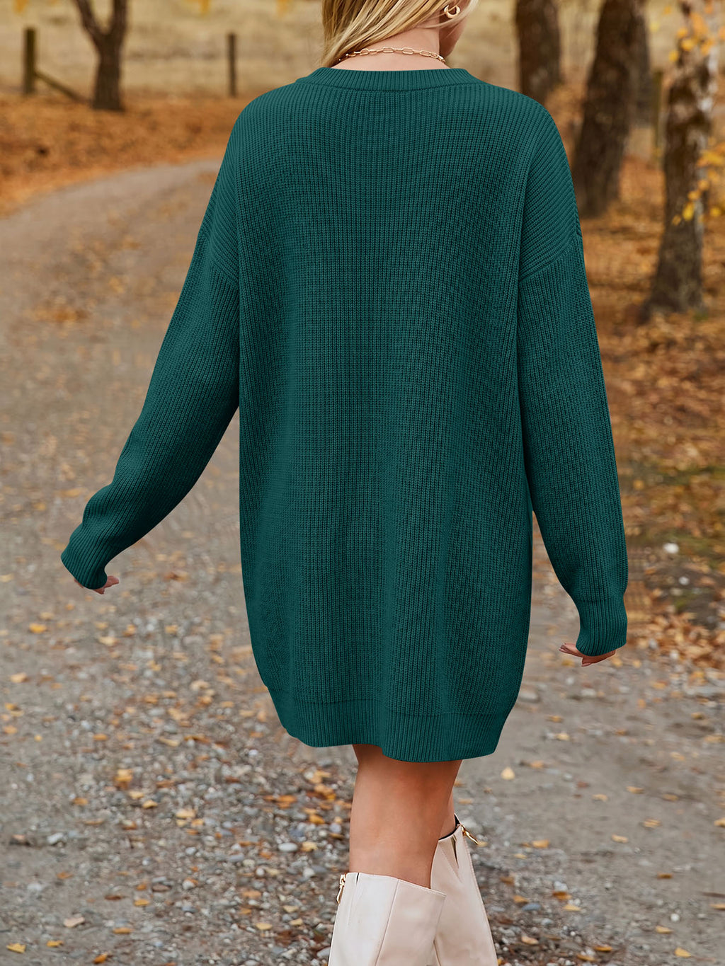 usvara Womens Fall Mini Knit Sweater Dress