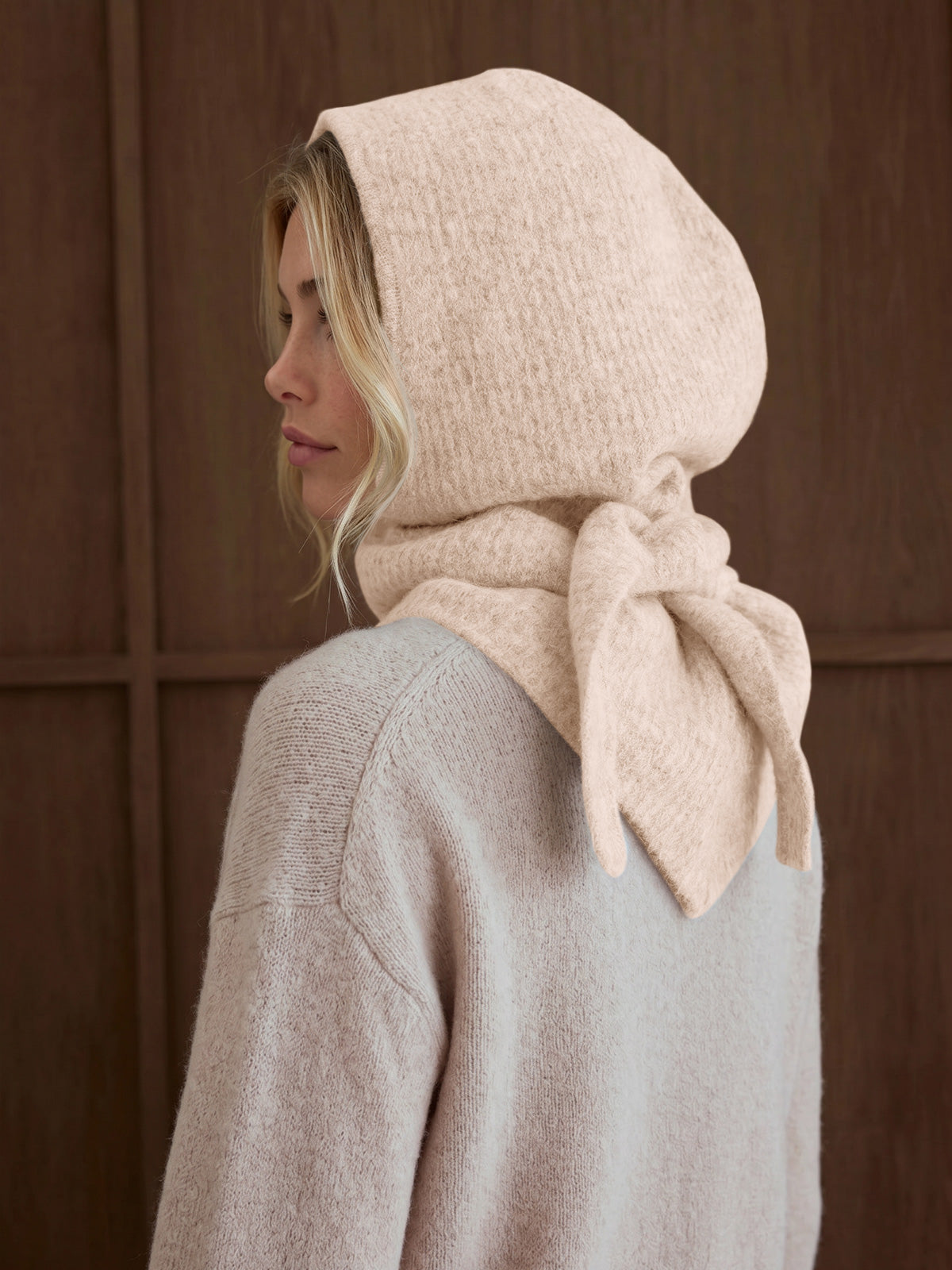 usvara Women 2-in-1 Knit Balaclava Scarf Hats