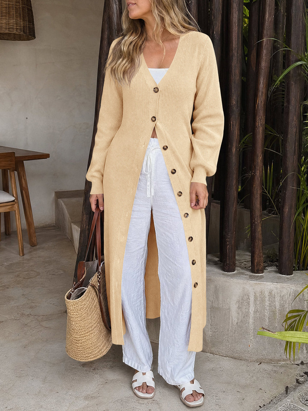 usvara Womens V Neck Sweater Dress